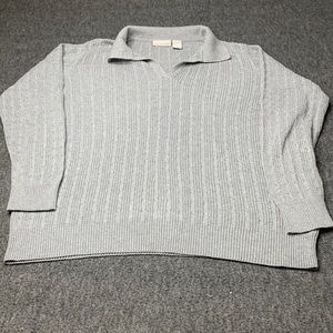 ❤️❤️Kim Rogers Gray Sweater Size XL